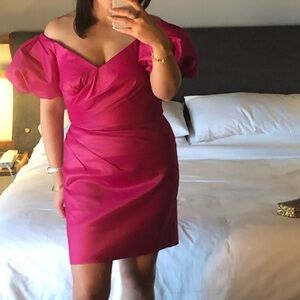 SHO fuchsia dress